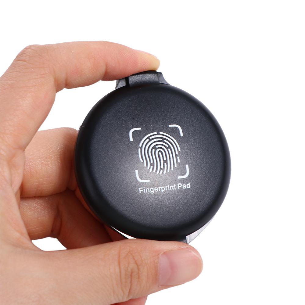 1PC Mini Fingerprint Stamp Pad Anti-Fake Quick-drying Thumbprint Ink Pad Clear Stamping Id Security Identification Card Supplies. 