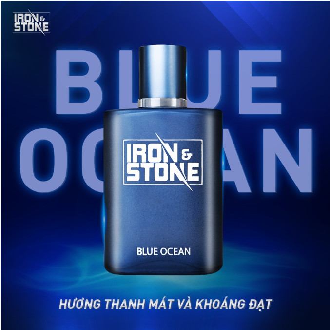 [Combo mua 1 tặng 1] Nước hoa Iron & Stone Blue Ocean 50ml