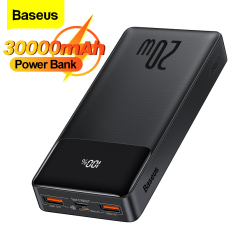 Baseus 30000mah sạc dự phòng 20w sạc di động powerbank 20000 mah sạc nhanh pin ngoài cho iphone xiaomi 15W poverbank
