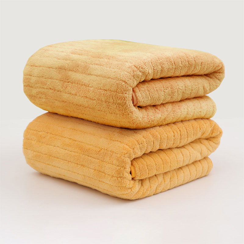 Bath towel Coral velvet material Thickened and enlarged bath towel Household super water absorption Wash face and bath towel Microfiber bath towel, towel, cartoon pattern, microfiber bath towel, bath towel, nano towel, nano towel, thick fabric,