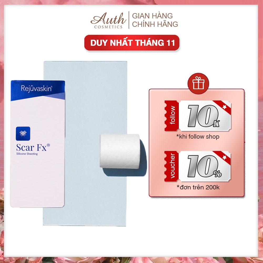Miếng dán ép phẳng cải thiện sẹo lồi, phì đại Rejuvaskin Scar FX