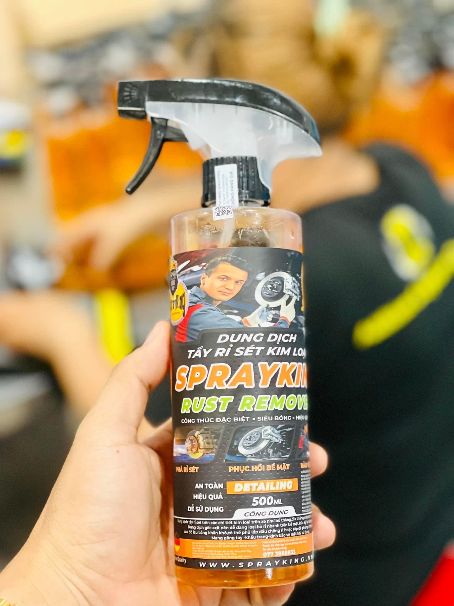 Chai xịt 500ml Tẩy Rỉ Sét Kim Loại_Sprayking Rust Remover