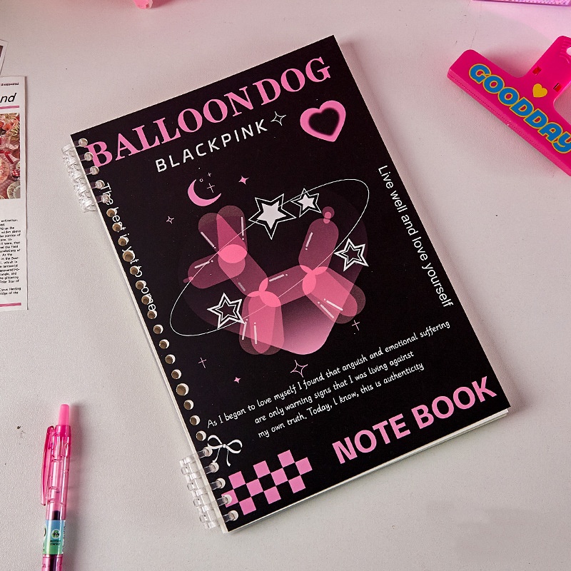 %E3%80%90GlowBound%E3%80%911%20Pc%20Sweet%20Cool%20Notebook%20for%20Student%20Girl%20Retro%20American%20Style%20Butterfly%20Puppy%20Scrapbook%20Horizontal%20Inner%20Page%20Journal%20Notepad%20-%20Image%202