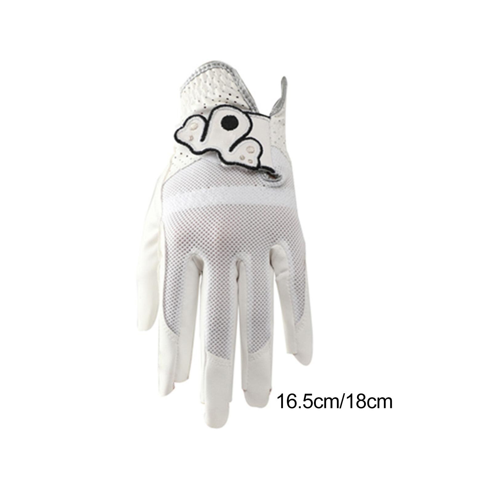 Golf Equipment Breathable Sports Comfortable Golfer Glove White Professional Hands Wear Micro Soft Fiber Ladies Golf Glove