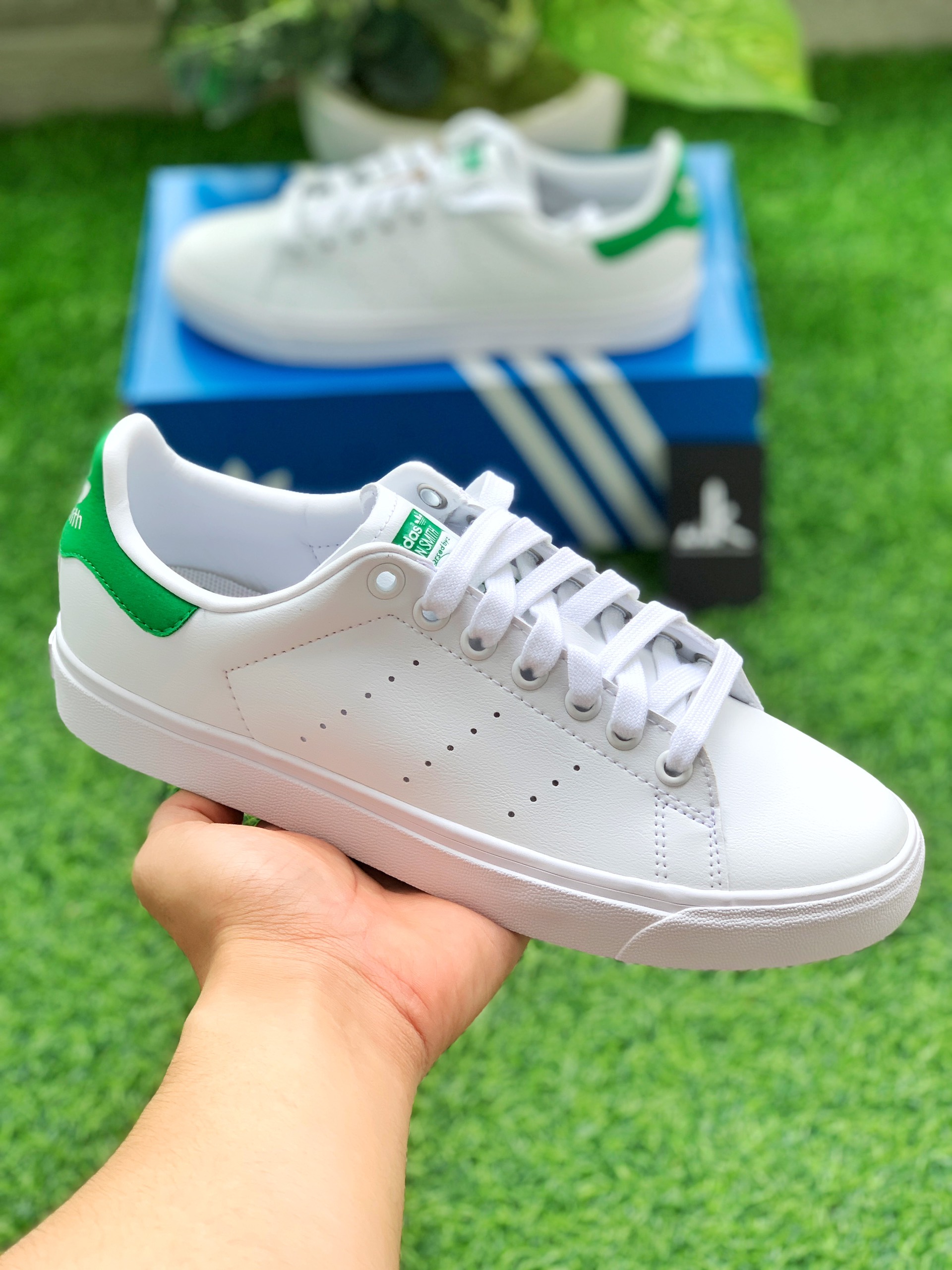 [CHÍNH HÃNG] Giày Adidas Stan Smith Vulc Green FX8070