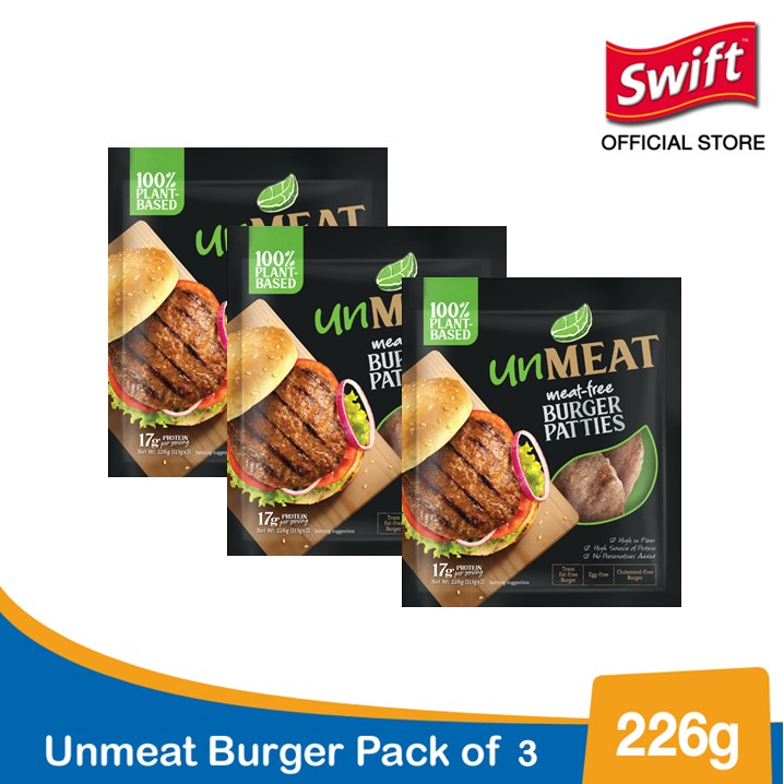 Unmeat Burger Patties 226g Pack of 3 Lazada PH