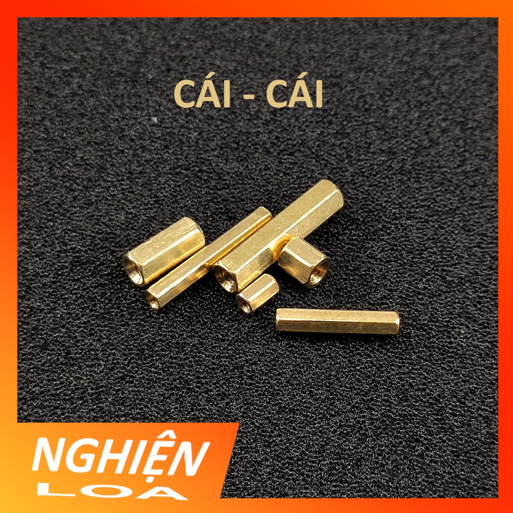 Cọc vít đồng cỡ M2 M3 nhiều kích thước