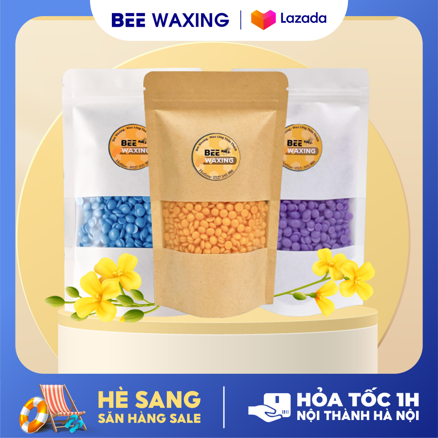 Sáp Wax Lông Nóng Thơm-Hard Wax Beans [Tặng Kèm Que Wax]