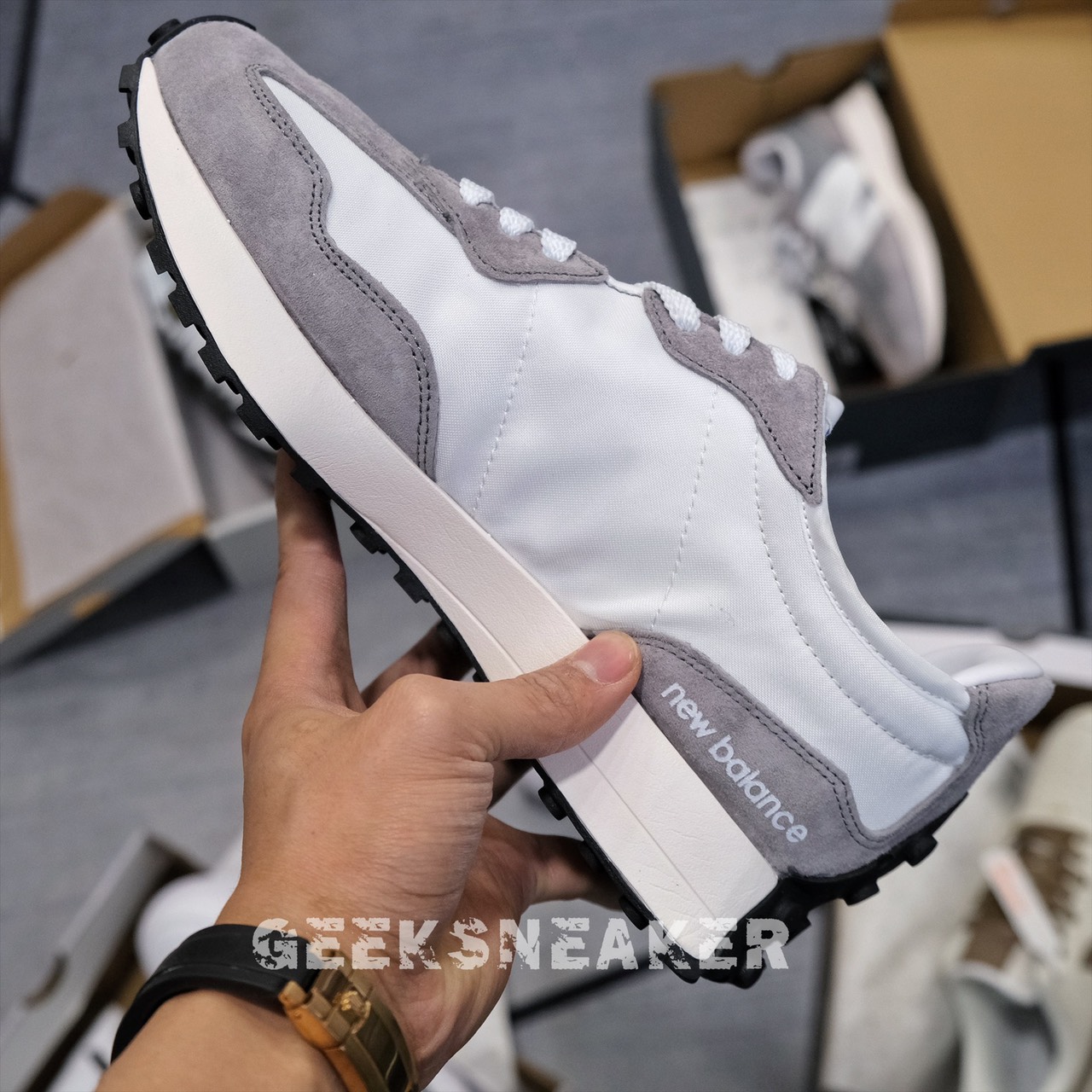 [GeekSneaker] Giày NB - New Balance 327 Grey