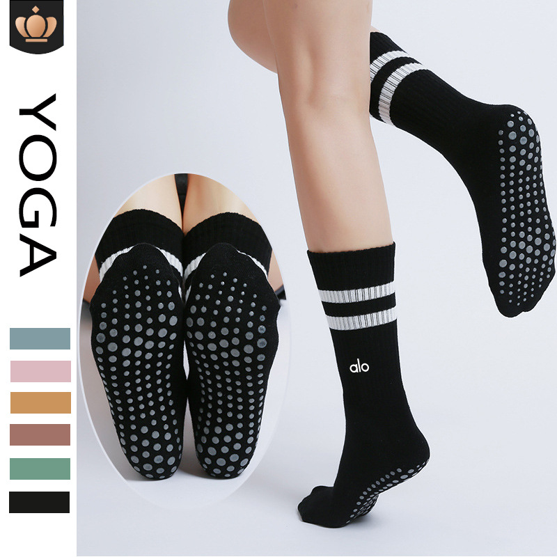 alo yoga Yoga Socks Women's Mid-Calf Dance Professional Non-Slip