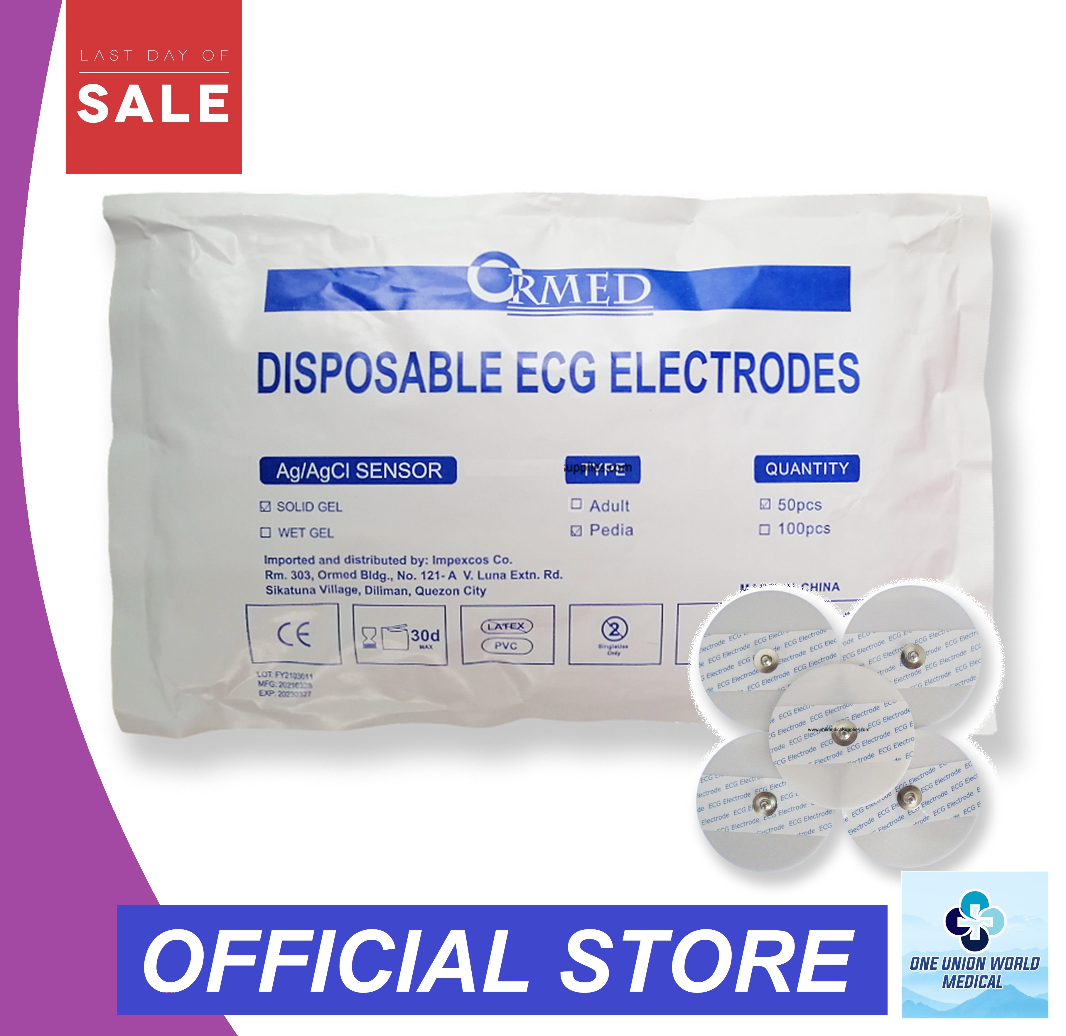 ECG Electrodes for Pedia Disposable ECG Electrodes for Pedia / Kids