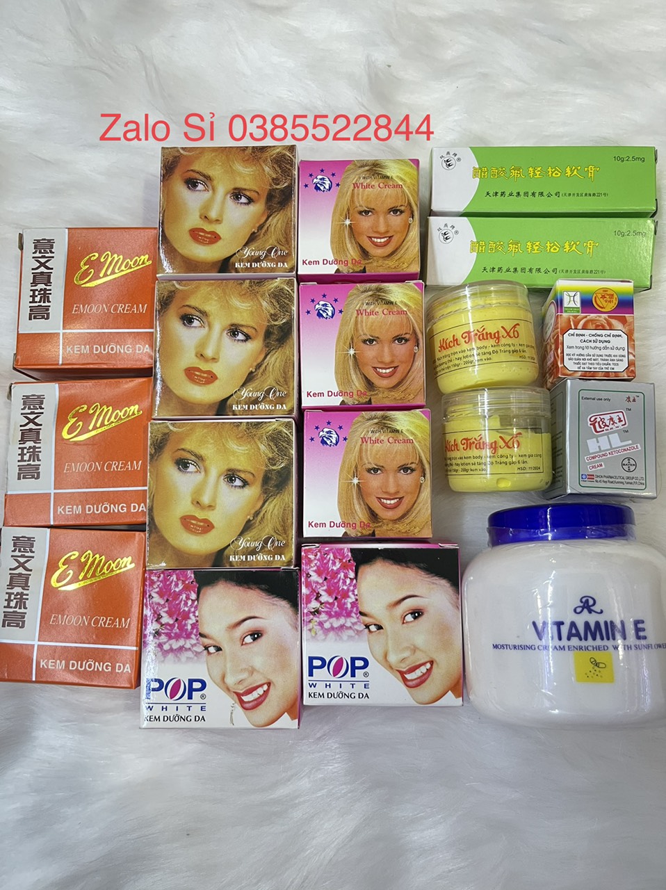 Combo kem trộn Trắng Da Toàn Thân giữ Ẩm 01 ( trộn sẵn 300_400g)