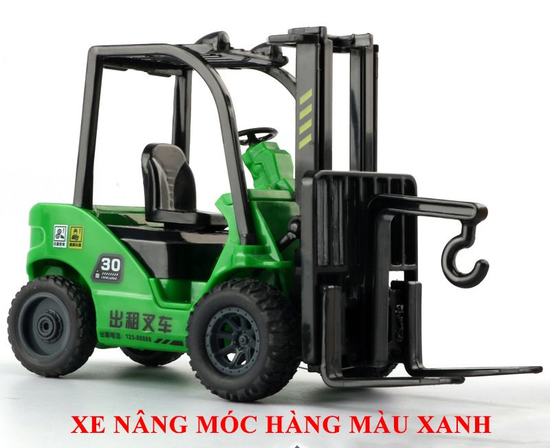 Xe nâng móc hàng đồ chơi cho bé, có nhiều màu lựa chọn, chi tiết sắc sảo, vừa tay cho bé,dễ chơi, dễ cầm nắm, làm đồ trưng bày để bàn làm việc ( ô tô đồ chơi- xe mô hình đồ chơi)