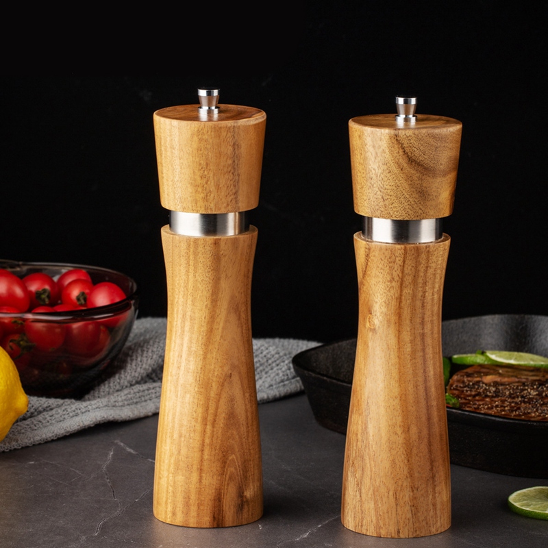 Radicaln Set di sale e pepe in marmo Oceanic da 6,3 cm, realizzato a mano, set di spezie per tavolo da cucina, porta sale rosa, decorazione per la cucina di fattoria, elegante