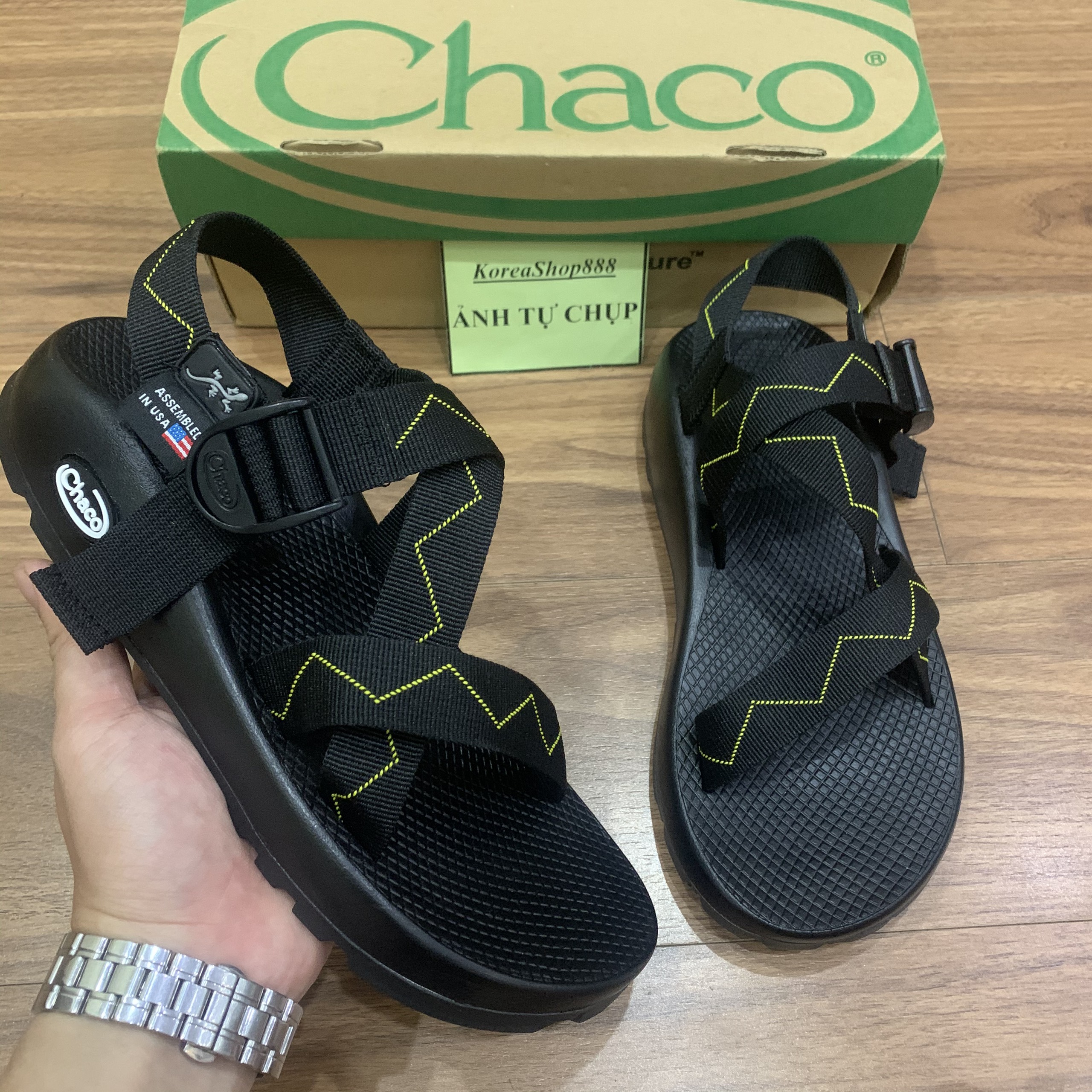 Dép Xăng Đan Nam Chaco Đế Cứng Mã D43