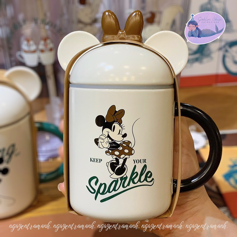Starbucks x disney cốc mug 12oz ceramic disney mickey