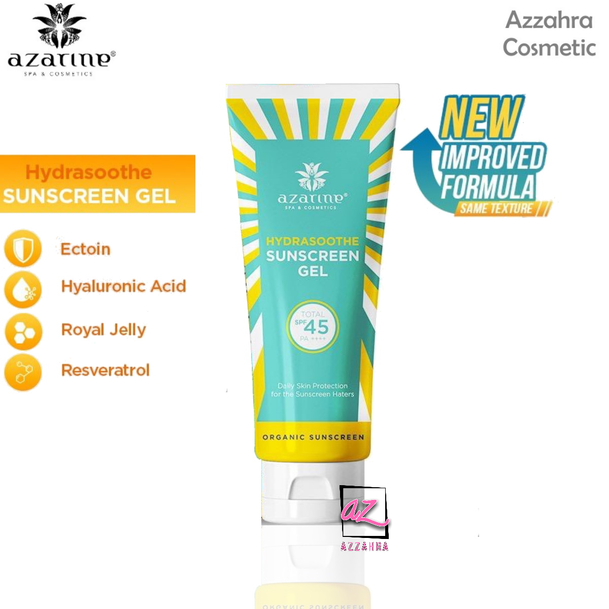 azarine sunscreen new formula