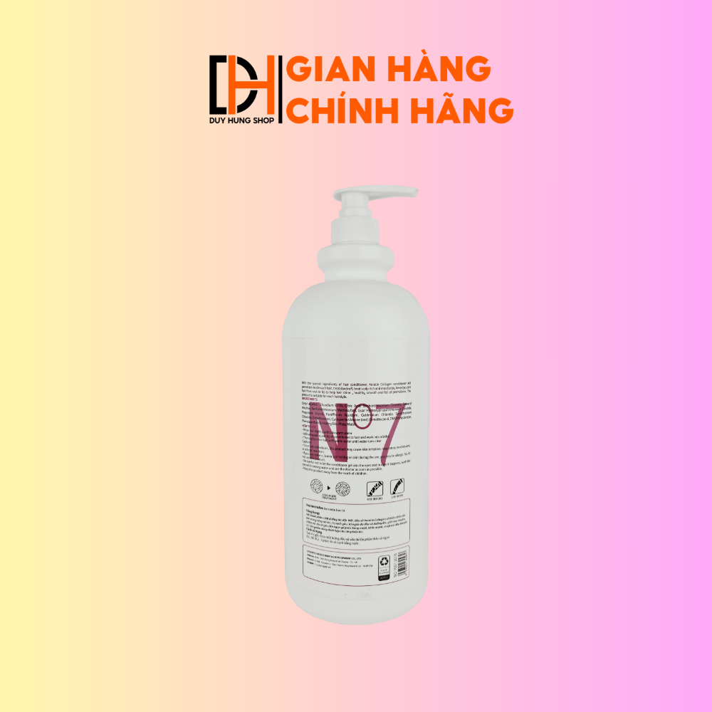 [Duy Hung Shop] Cặp Dầu Gội Xả Siêu Thơm Siêu Mượt Tóc Nano PLus Collagen 2000ml