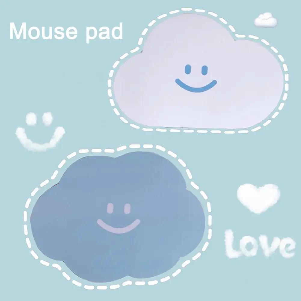 Cloud Mouse Pad Minimalist Mouse Notebook Cute Advanced Pad Mouse Female Office Home Q8I1