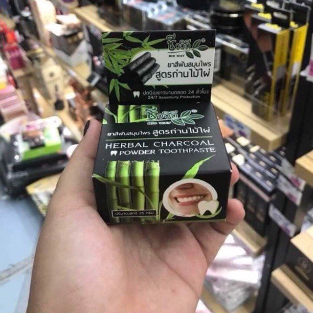 [Hcm]Bamboo Charcoal Toothpaste for Whitening Teeth 25g