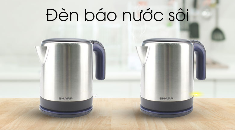 Bình đun siêu tốc Sharp 1.2 lít EKJ-12VS-BK - PP Điện Gia Dụng Hải Kim Long