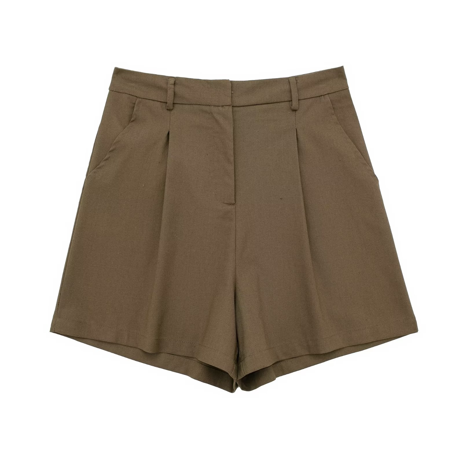 Quần áo nữ Linen Blend Clone Vest+Quần short Set