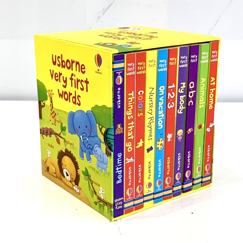 Bộ quà tặng Usborne Very First Words B00ki