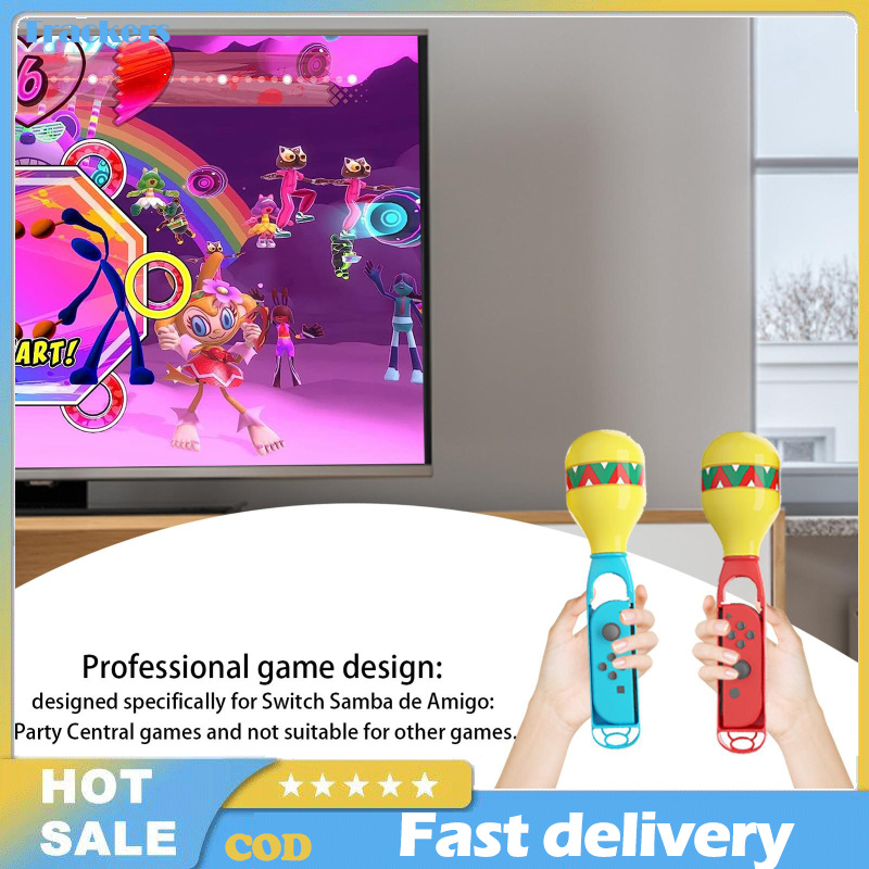 2pcs Game Sand Hammer Hand Grip Compatible For Switch Left Right Small Handle Controller Grips With Wrist Strap【Returnable within 15 days】