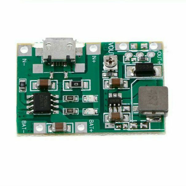 Mạch sạc pin 18650 tích hợp tăng áp