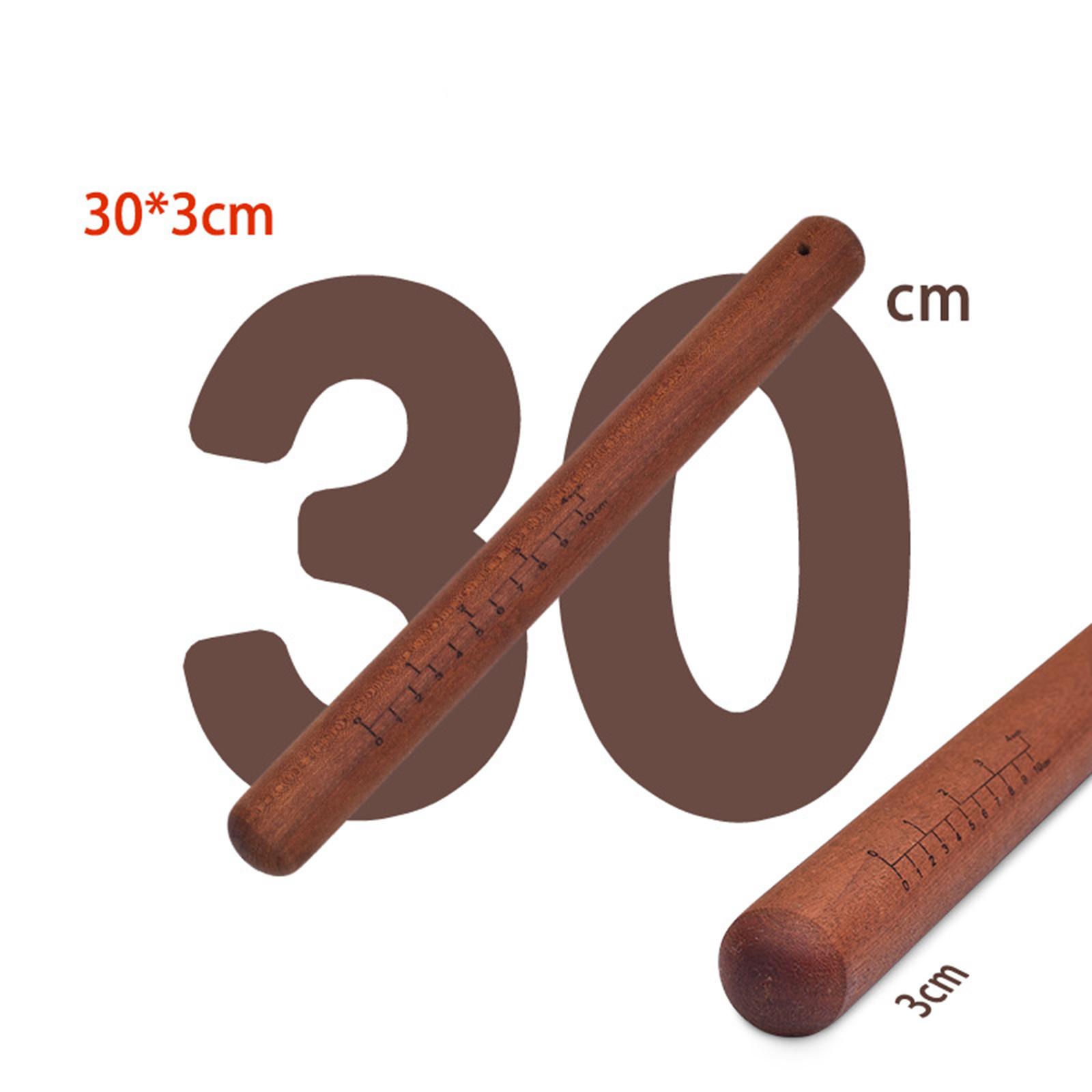 WDClever Dough Rolling Wood Rolling Pin for Dough for Cookies Pasta Dumpling Making