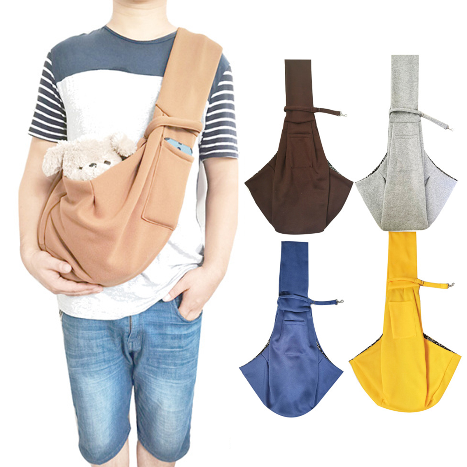 1Pc Portable Pet Carrier Bag Breathable Crossbody Shoulder Bag for Dogs Cats Puppy Kitten Outdoor Travel