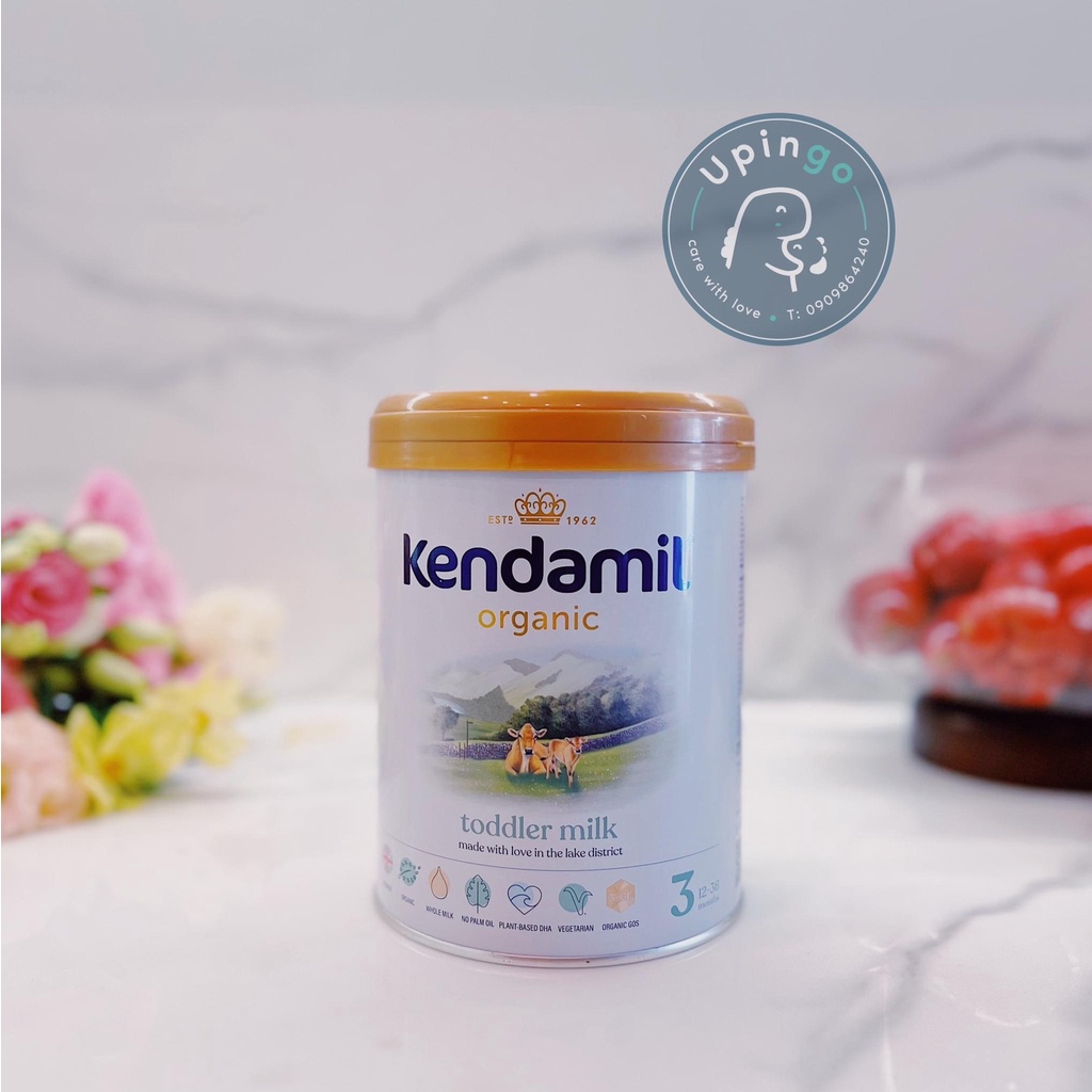 [MẪU MỚI] Sữa Kendamil Organic số 1,2,3 (800g) Anh Quốc
