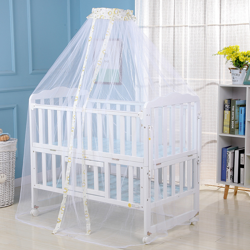 【New-store】 Baby Mosquito Net Infant Crib Foldable Bed Canopy Children's Hanging Dome Bed Newborn Play Tent Room Bedroom Decoration Bedding.