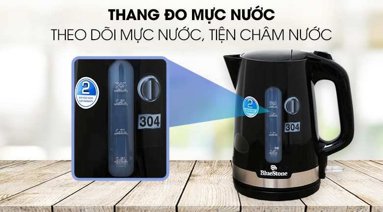 Ấm dun siêu tốc BlueStone 1.7L KTB 3417 - Bình đun siêu tốc - Ấm siêu tốc - Am sieu toc - Siêu tốc Bluestone - Ấm siêu tốc Bluestone - Ấm đun nước siêu tốc Bluestone - Bình siêu tốc Bluestone - Ấm Bluestone