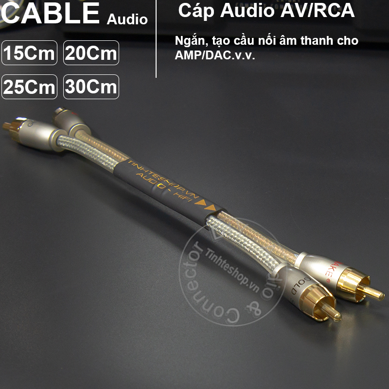 Dây AV ngắn cho DAC AMP 15Cm đến 70Cm DIY