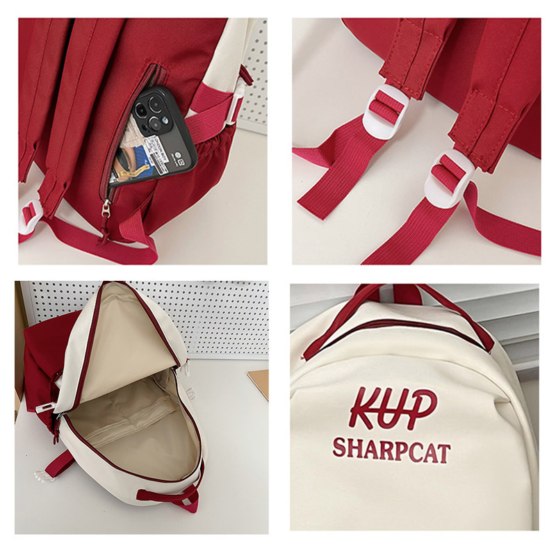 YA ZHOU LONG Backpack A new backpack for casual travel High-value lightweight backpack for junior high school and high school students