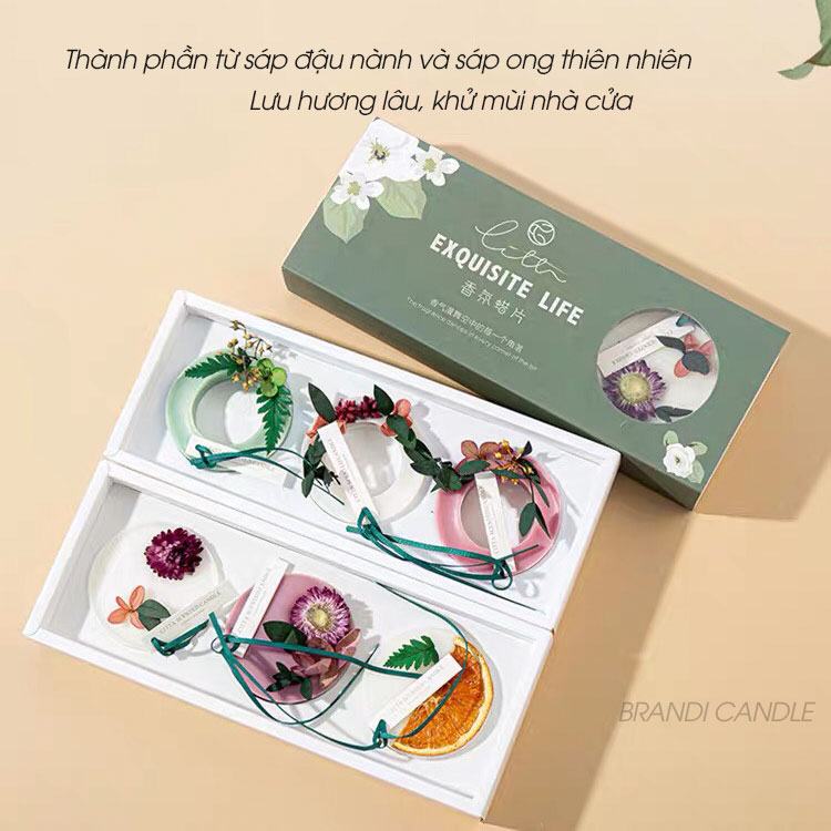 Set Sáp Thơm 3 Món Kèm Túi Xách Lịch Sự