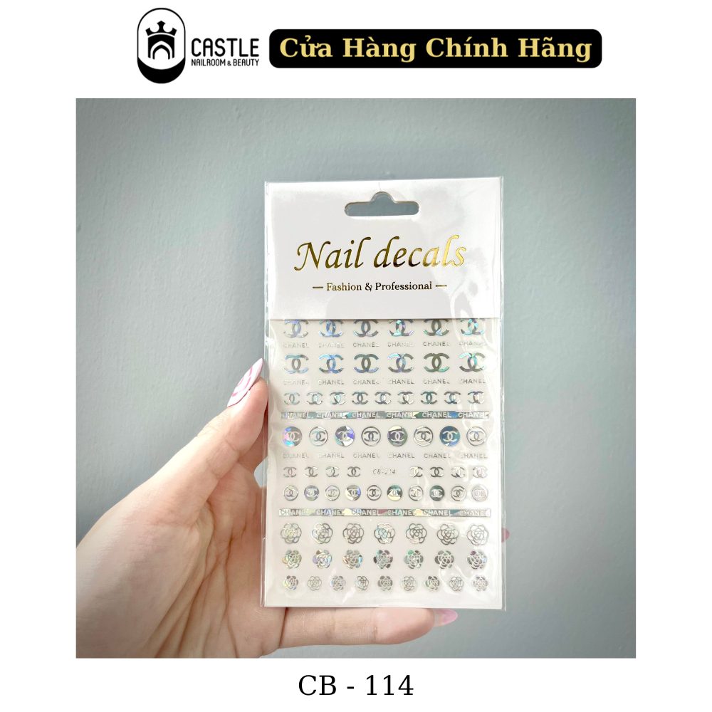 Sticker Thương Hiệu Dán Móng Hot Nhiều Mẫu 2023