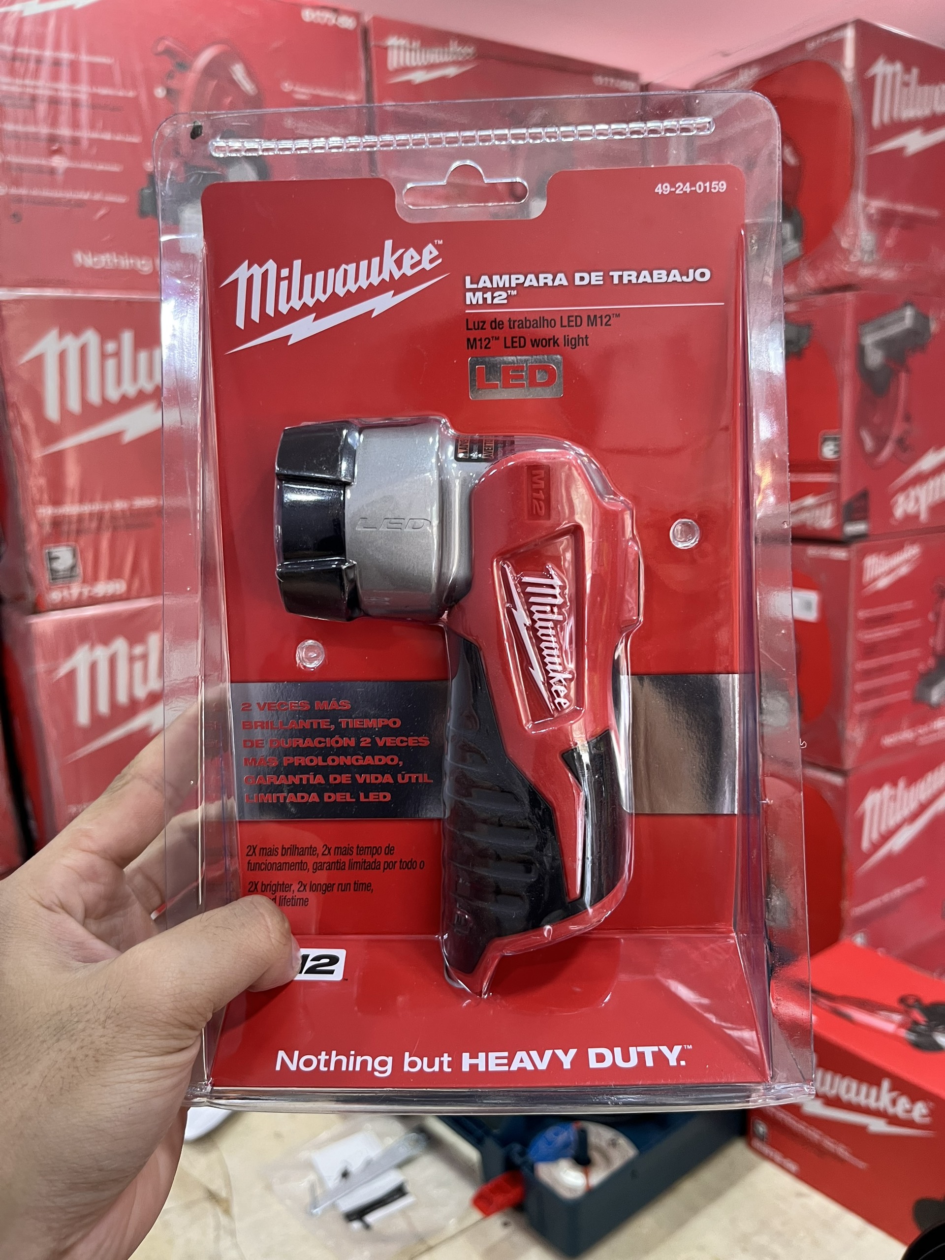 Thân đèn led pin 12v Milwaukee 49-24-0159