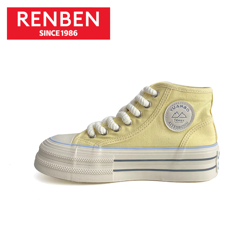 RENBEN Thick-soled heightening casual little white shoes women s