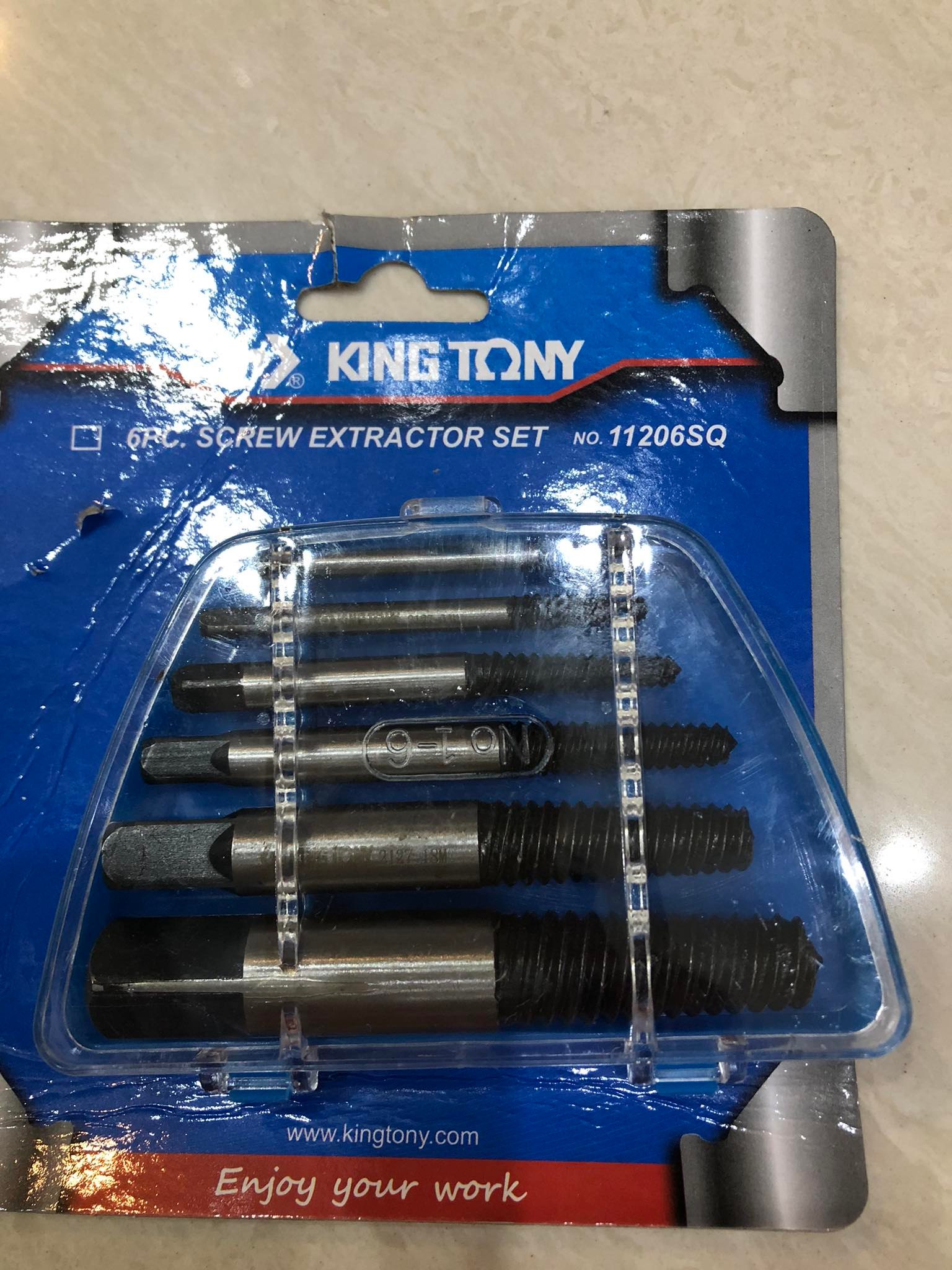 BỘ 6 MŨI VẶN ỐC GẪY KINGTONY