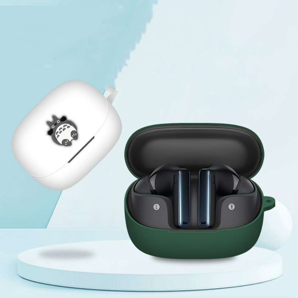 【Discount】  For Baseus M2s Case Solid color & cartoon for Baseus M2s Casing Soft Earphone Case Cover