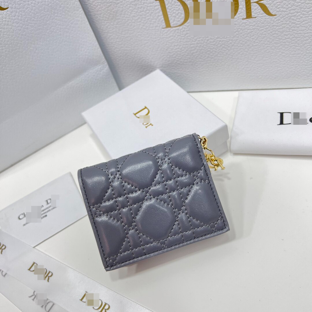 （High end bags）2023D new women's wallet leather short wallet zero wallet Box packaging