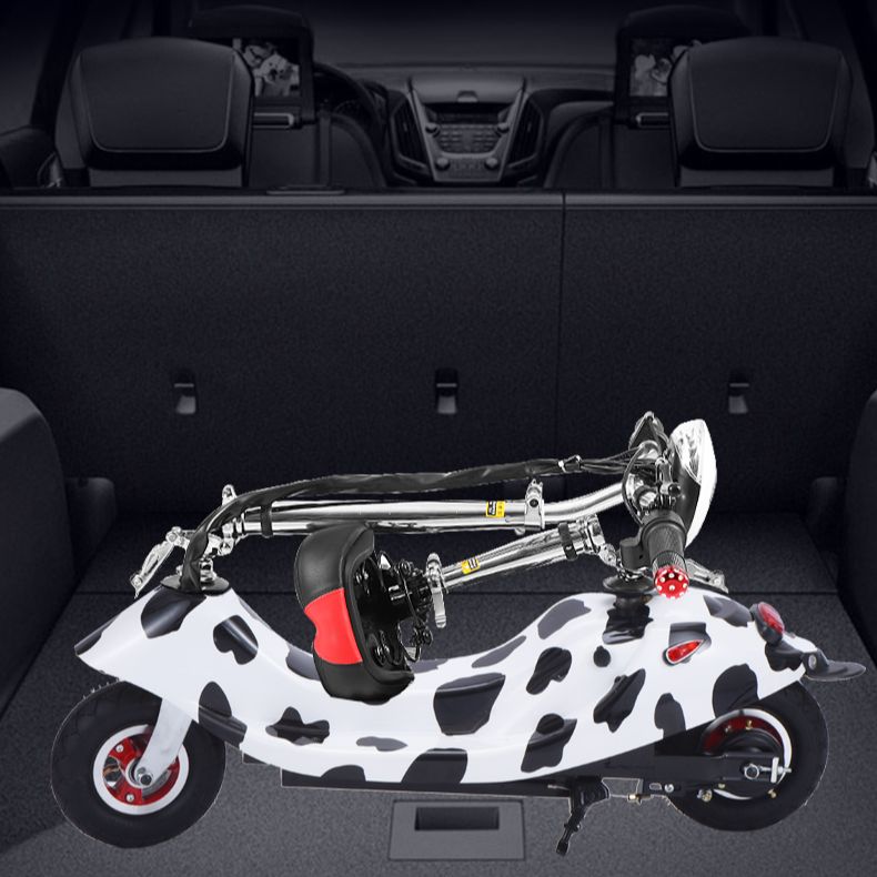 Xe Điện Gấp Gọn Mini E-SCOOTER (Ác Quy 24V-12A/ Có Giảm Sóc Trước/ Tặng Ghế Em Bé)