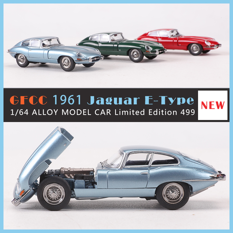 GFCC 1:64 1961 Jaguar E-TYPE Alloy Model Car Limited Edition 499.