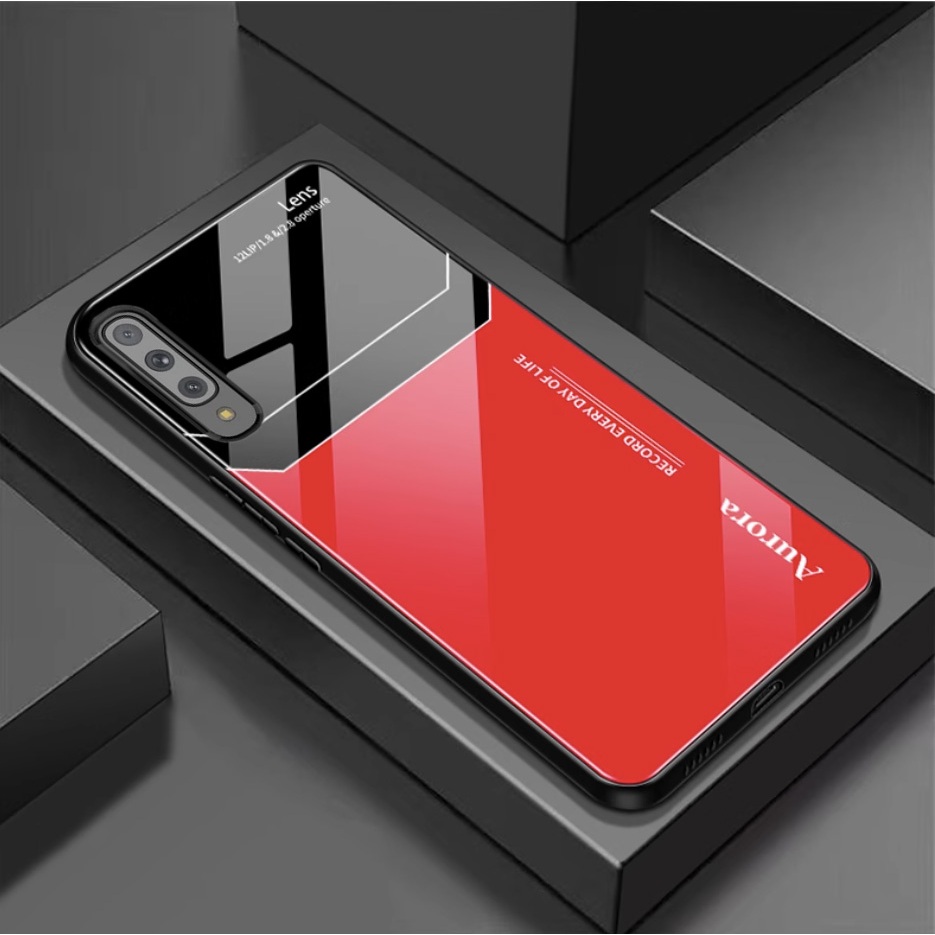 Ốp lưng kính bóng samsung galaxy a30s, a50, a50s, a70, a7 2018 phiên bản mới