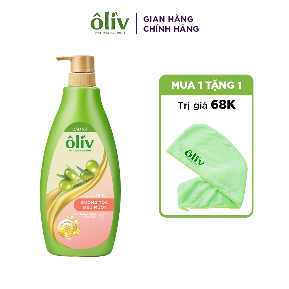 Dầu Xả Dưỡng Tóc Siêu Mượt Ôliv 650ml
