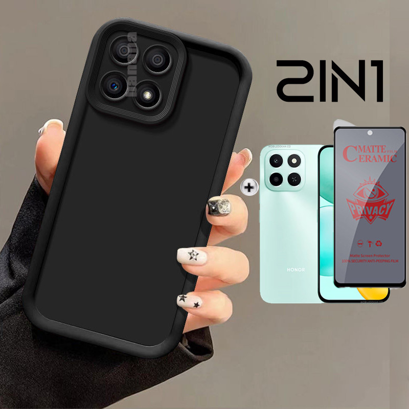 2%20in%201%20Honor%20X6C%C2%A0Shockproof%20Phone%20Case%20for%20Honor%20X7C%C2%A0X8C%20X7D%20X9D%20Privacy%20Tempered%20Glass%20Screen%20Protector%20-%20Image%202