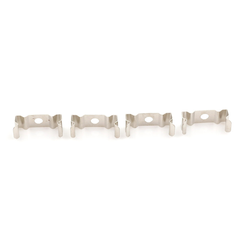 4Pcs T5 Fluorescent Tube Lamp Holder Bracket Clips Socket Silver