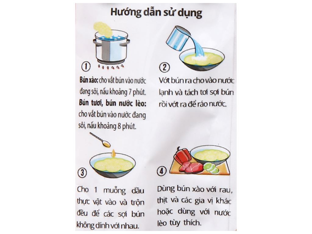 THỰC PHẨM KHÔ - BÚN GẠO LỨT BÀ BẢY 250GR B